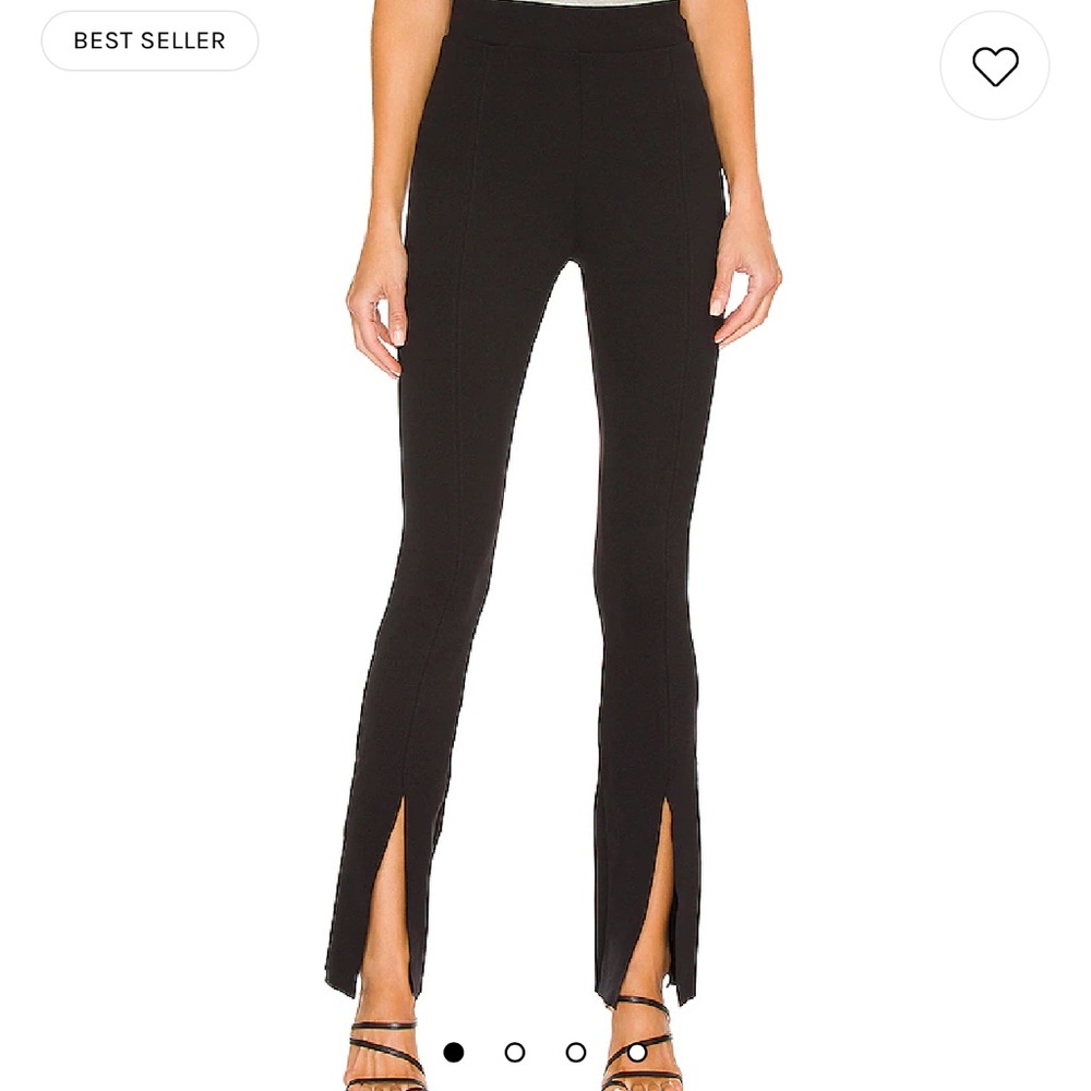 Commando Neoprene Split Front Pant in Black